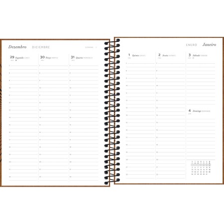 Foto ilustrativa Planner Espiral 17,7 x 24 cm Prátika 2026