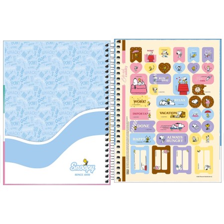 Foto ilustrativa Planner Espiral 17,7 x 24 cm Snoopy 2026