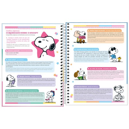 Foto ilustrativa Planner Espiral 17,7 x 24 cm Snoopy 2026