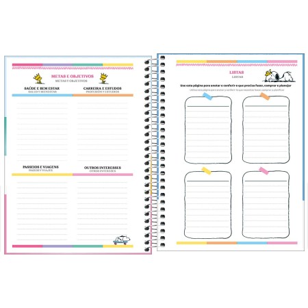 Foto ilustrativa Planner Espiral 17,7 x 24 cm Snoopy 2026