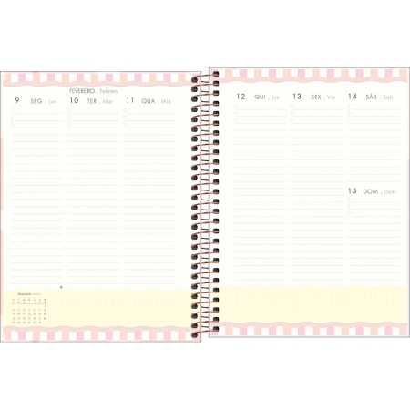 Foto ilustrativa Planner Espiral 17,7 x 24 cm Soho 90 G 2026