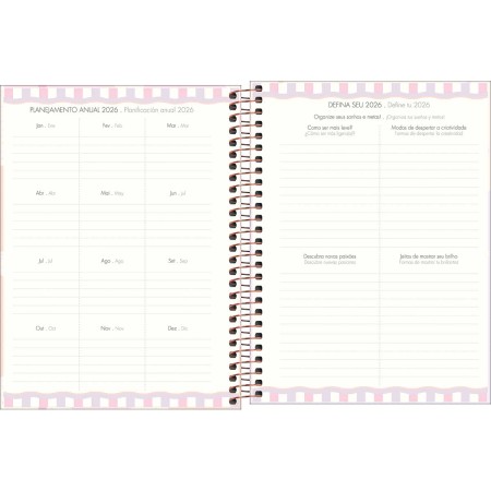 Foto ilustrativa Planner Espiral 17,7 x 24 cm Soho 90 G 2026