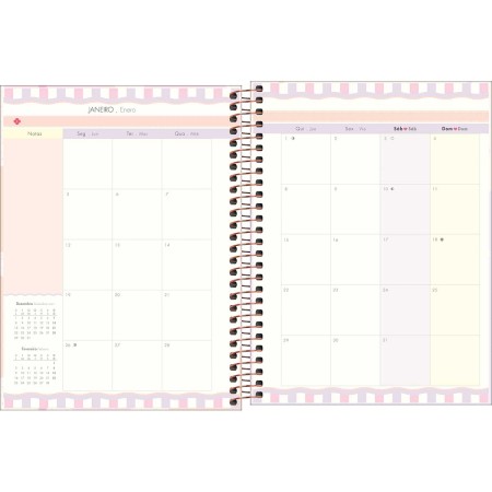 Foto ilustrativa Planner Espiral 17,7 x 24 cm Soho 90 G 2026