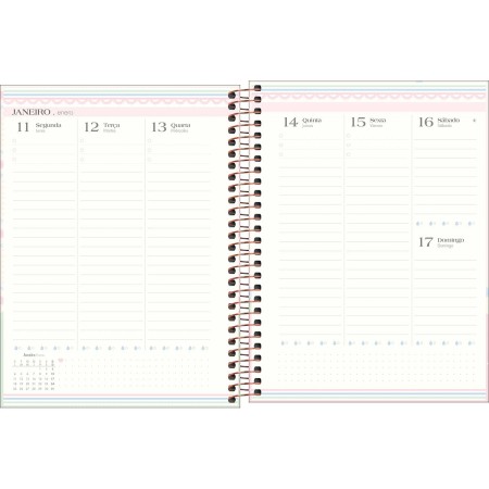 Foto ilustrativa Planner Espiral 17,7 x 24 cm Soho 90 G 2027