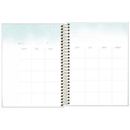 Foto ilustrativa Planner Espiral 17,7 x 24 cm Wedding Permanente