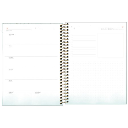 Foto ilustrativa Planner Espiral 17,7 x 24 cm Wedding Permanente