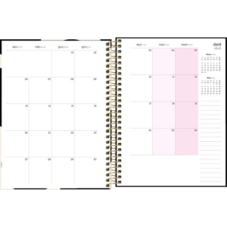 Foto ilustrativa Planner Espiral 17,7 x 24 cm West Village 2026