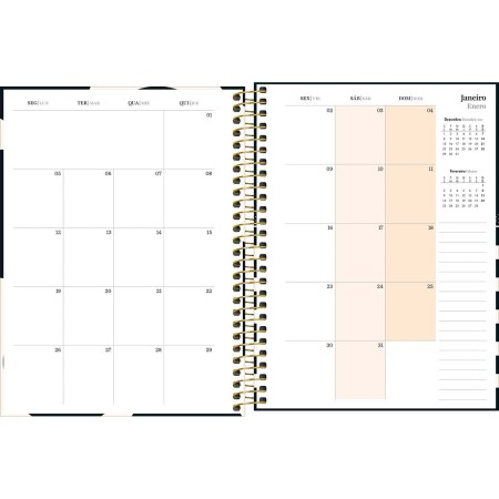 Foto ilustrativa Planner Espiral 17,7 x 24 cm West Village 2026