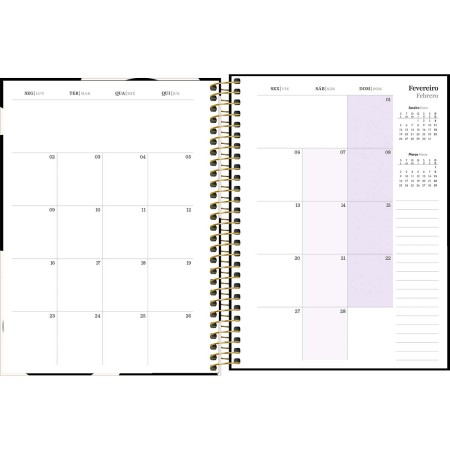 Foto ilustrativa Planner Espiral 17,7 x 24 cm West Village 2026