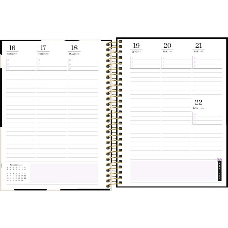 Foto ilustrativa Planner Espiral 17,7 x 24 cm West Village 2026