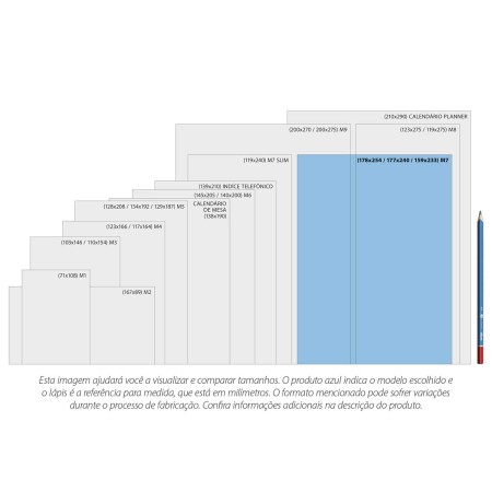 Foto ilustrativa Planner Espiral 17,7 x 24 cm West Village 2026