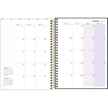 Foto ilustrativa Planner Espiral 17,7 x 24 cm West Village 2027