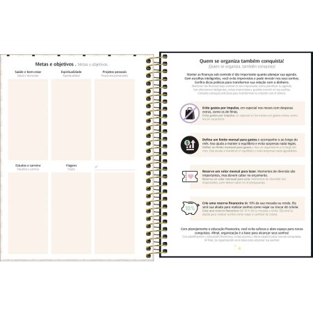Foto ilustrativa Planner Espiral 17,7 x 24 cm West Village 2027
