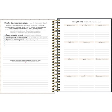 Foto ilustrativa Planner Espiral 17,7 x 24 cm West Village 2027