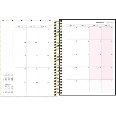 Foto ilustrativa Planner Espiral 17,7 x 24 cm West Village 2027
