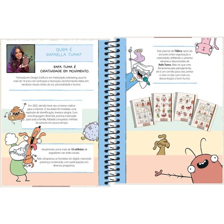 Foto ilustrativa Planner Espiral M7 Rafa Tuma