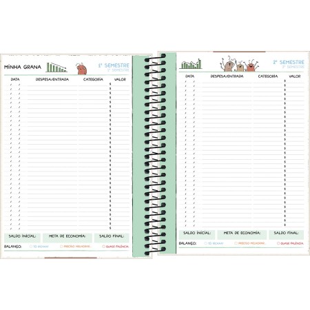 Foto ilustrativa Planner Espiral M7 Rafa Tuma