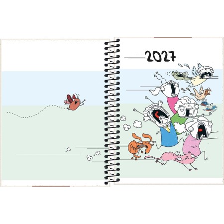 Foto ilustrativa Planner Espiral M7 Rafa Tuma