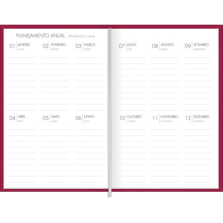 Foto ilustrativa Planner Executivo Costurado 13,4 x 19,2 cm Lume 2026