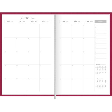 Foto ilustrativa Planner Executivo Costurado 13,4 x 19,2 cm Lume 2026