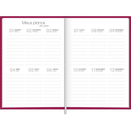 Foto ilustrativa Planner Executivo Costurado 13,4 x 19,2 cm Lume 2027