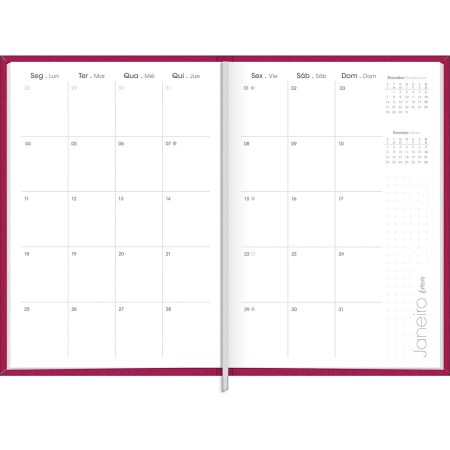 Foto ilustrativa Planner Executivo Costurado 13,4 x 19,2 cm Lume 2027