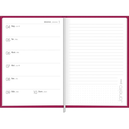 Foto ilustrativa Planner Executivo Costurado 13,4 x 19,2 cm Lume 2027