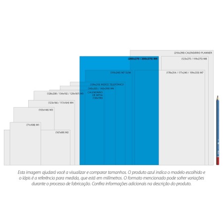 Foto ilustrativa Planner Executivo Espiral 20 x 27,5 cm Cambridge 2027
