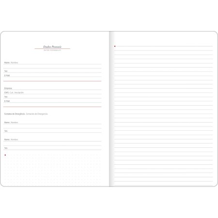Foto ilustrativa Planner Executivo Grampeado 17,8 x 25,4 cm Cambridge 90 G 2026