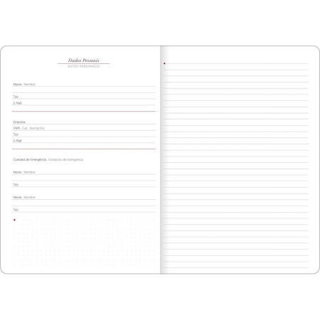 Foto ilustrativa Planner Executivo Grampeado 17,8 x 25,4 cm Cambridge 90 G 2027