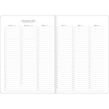 Foto ilustrativa Planner Executivo Grampeado 17,8 x 25,4 cm Cambridge 90 G 2027