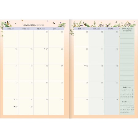 Foto ilustrativa Planner Grampeado 14 x 20 cm Naturalis 90 G 2027
