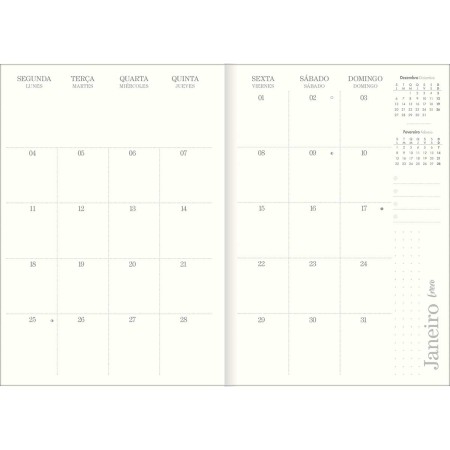 Foto ilustrativa Planner Grampeado 14,0 x 20,0 cm Vanilla 90 G 2027