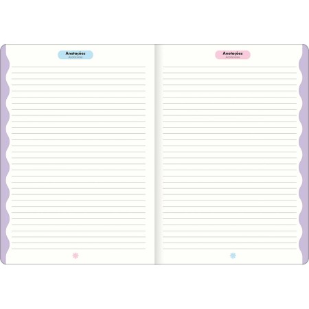 Foto ilustrativa Planner Grampeado 17,8 x 25,4 cm Happy 90G 2027