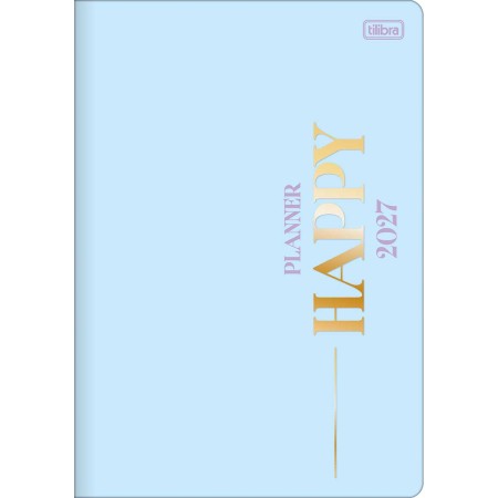 Foto ilustrativa Planner Grampeado 17,8 x 25,4 cm Happy 90G 2027