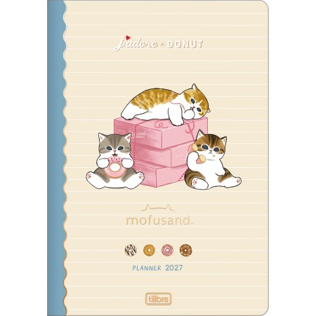Foto ilustrativa Planner Grampeado 17,8 x 25,4 cm Mofusand 90G 2027