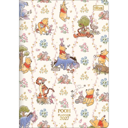 Foto ilustrativa Planner Grampeado 17,8 x 25,4 cm Pooh 90 G 2027