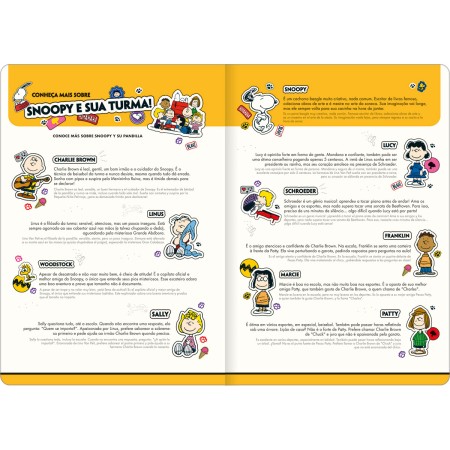 Foto ilustrativa Planner Grampeado 17,8 x 25,4 cm Snoopy 90 G 2027