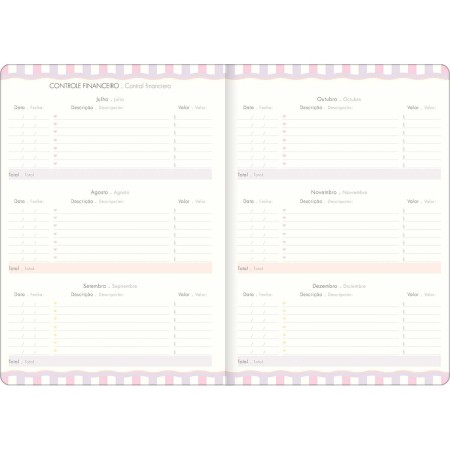 Foto ilustrativa Planner Grampeado 17,8 x 25,4 cm Soho 90 G 2026