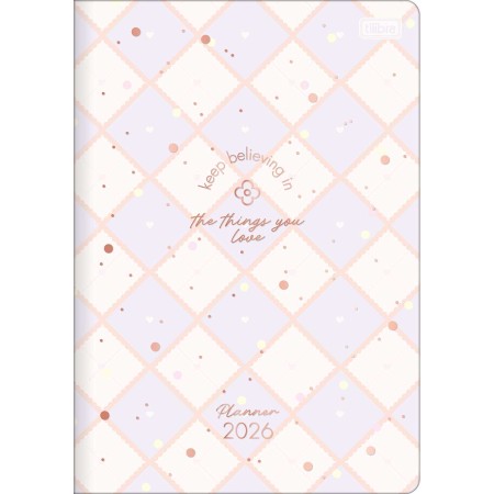 Foto ilustrativa Planner Grampeado 17,8 x 25,4 cm Soho 90 G 2026