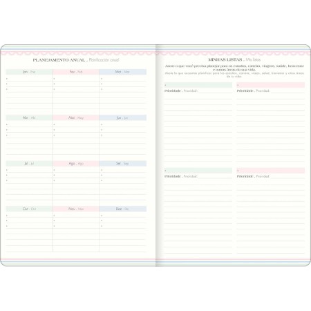 Foto ilustrativa Planner Grampeado 17,8 x 25,4 cm Soho 90 G 2027