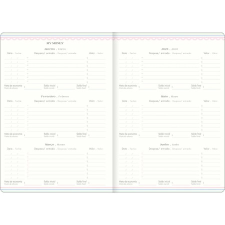 Foto ilustrativa Planner Grampeado 17,8 x 25,4 cm Soho 90 G 2027