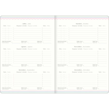 Foto ilustrativa Planner Grampeado 17,8 x 25,4 cm Soho 90 G 2027