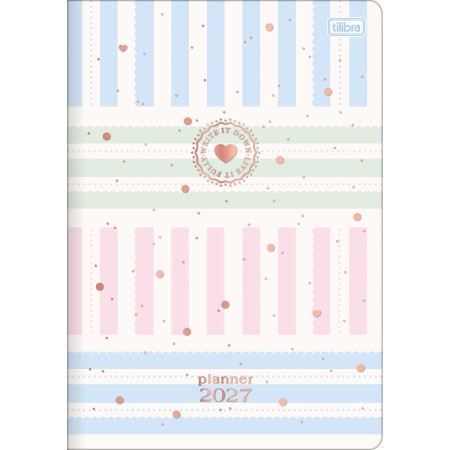 Foto ilustrativa Planner Grampeado 17,8 x 25,4 cm Soho 90 G 2027