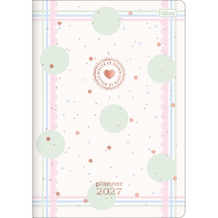 Foto ilustrativa Planner Grampeado 17,8 x 25,4 cm Soho 90 G 2027