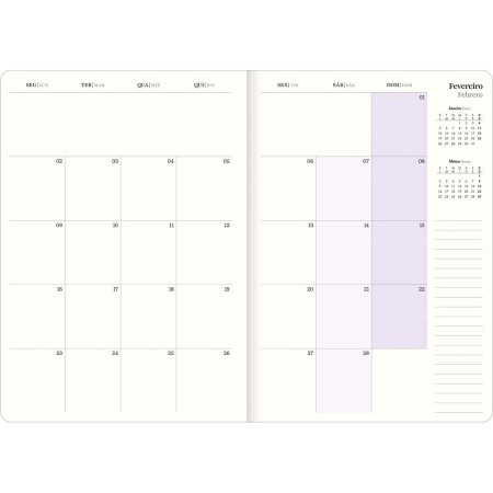 Foto ilustrativa Planner Grampeado 17,8 x 25,4 cm West Village 90 G 2026