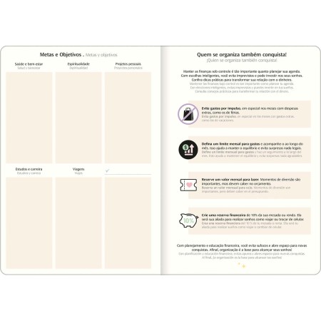 Foto ilustrativa Planner Grampeado 17,8 x 25,4 cm West Village 90 G 2027