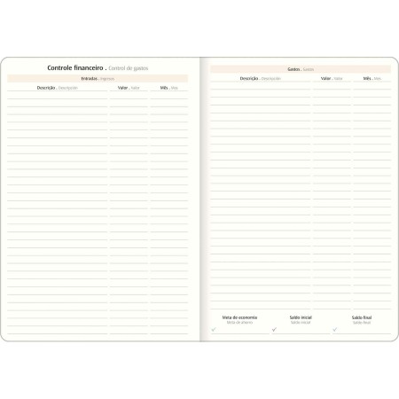 Foto ilustrativa Planner Grampeado 17,8 x 25,4 cm West Village 90 G 2027