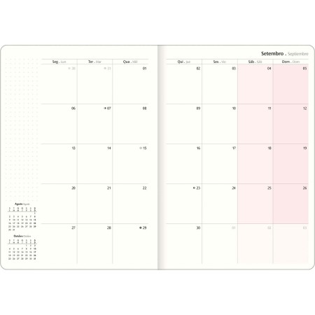 Foto ilustrativa Planner Grampeado 17,8 x 25,4 cm West Village 90 G 2027