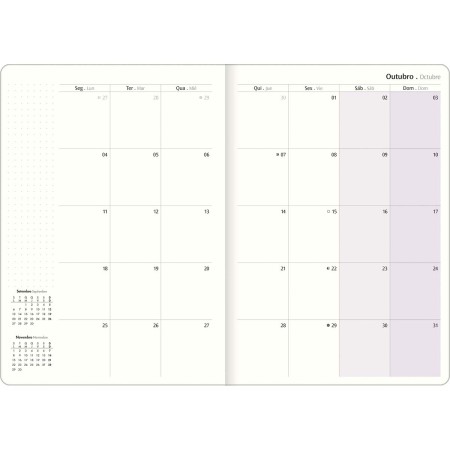 Foto ilustrativa Planner Grampeado 17,8 x 25,4 cm West Village 90 G 2027